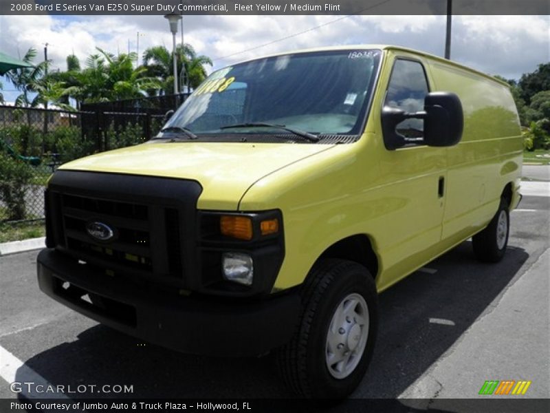 Fleet Yellow / Medium Flint 2008 Ford E Series Van E250 Super Duty Commericial