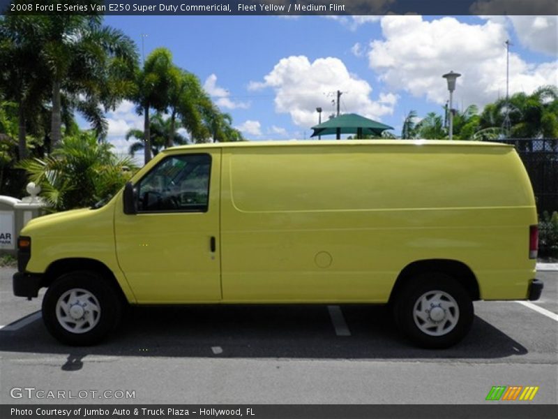 Fleet Yellow / Medium Flint 2008 Ford E Series Van E250 Super Duty Commericial