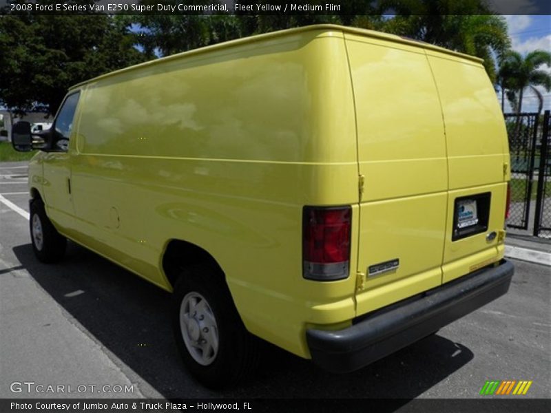 Fleet Yellow / Medium Flint 2008 Ford E Series Van E250 Super Duty Commericial