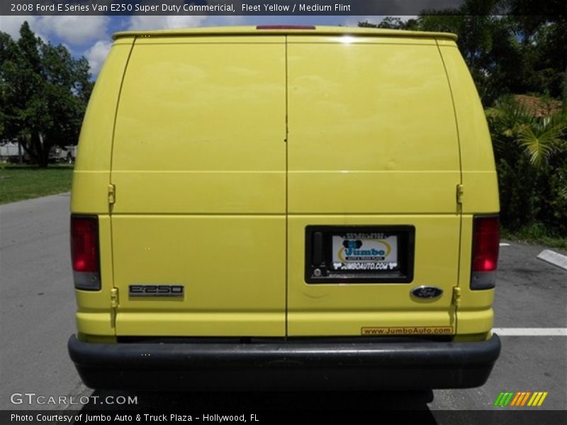 Fleet Yellow / Medium Flint 2008 Ford E Series Van E250 Super Duty Commericial