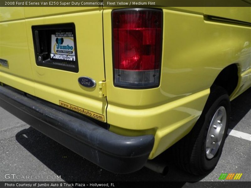 Fleet Yellow / Medium Flint 2008 Ford E Series Van E250 Super Duty Commericial