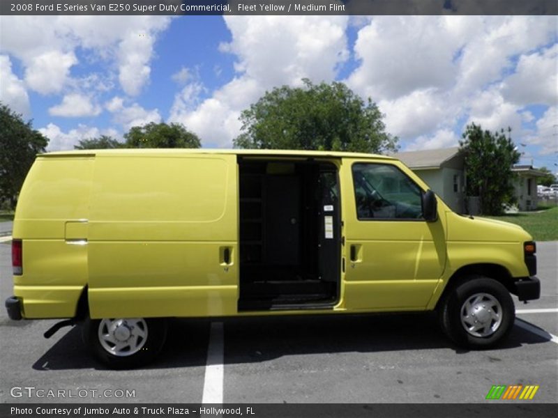 Fleet Yellow / Medium Flint 2008 Ford E Series Van E250 Super Duty Commericial