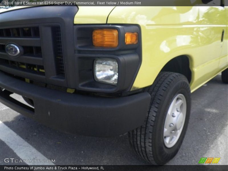 Fleet Yellow / Medium Flint 2008 Ford E Series Van E250 Super Duty Commericial