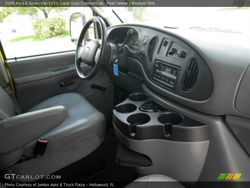 Fleet Yellow / Medium Flint 2008 Ford E Series Van E250 Super Duty Commericial
