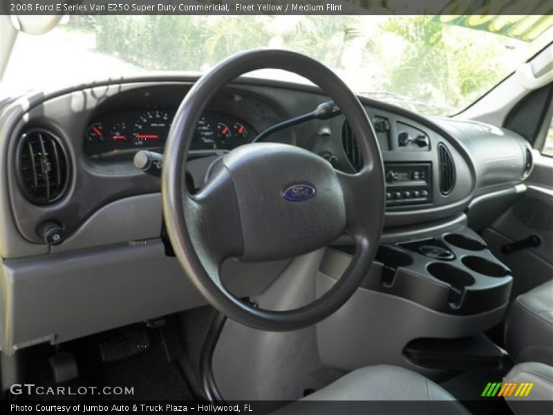 Fleet Yellow / Medium Flint 2008 Ford E Series Van E250 Super Duty Commericial