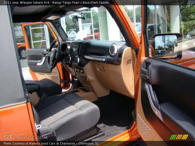  2011 Wrangler Sahara 4x4 Black/Dark Saddle Interior