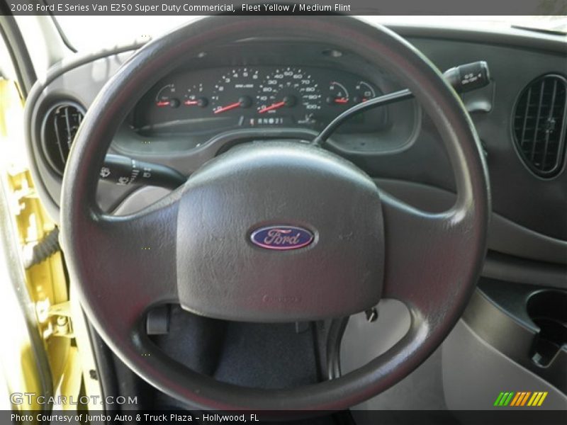 Fleet Yellow / Medium Flint 2008 Ford E Series Van E250 Super Duty Commericial