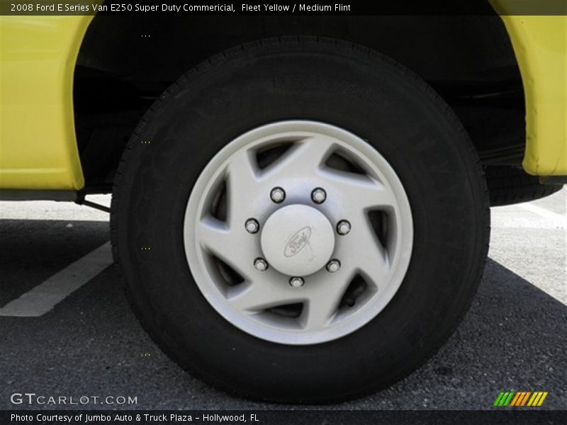 Fleet Yellow / Medium Flint 2008 Ford E Series Van E250 Super Duty Commericial