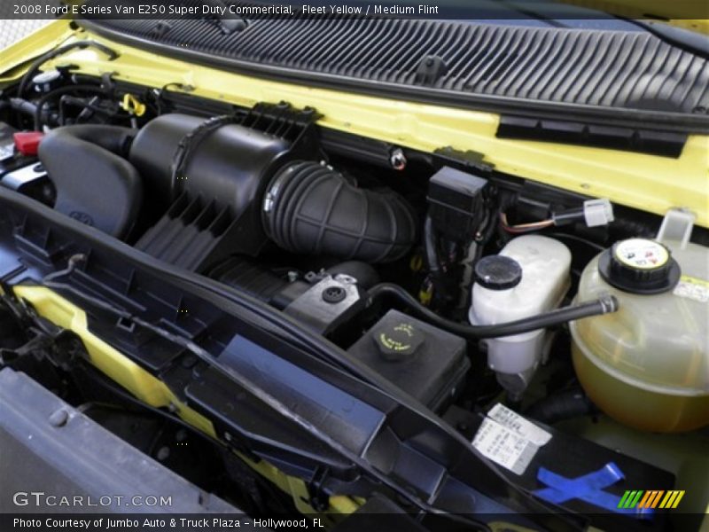 Fleet Yellow / Medium Flint 2008 Ford E Series Van E250 Super Duty Commericial