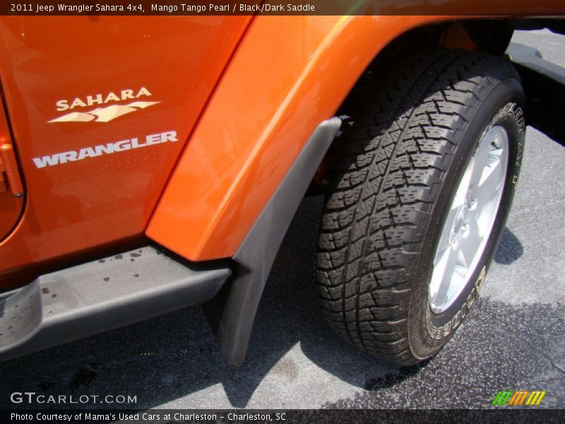 Mango Tango Pearl / Black/Dark Saddle 2011 Jeep Wrangler Sahara 4x4