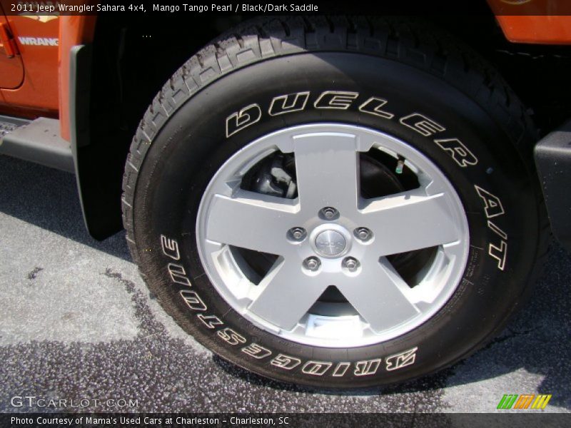 Mango Tango Pearl / Black/Dark Saddle 2011 Jeep Wrangler Sahara 4x4
