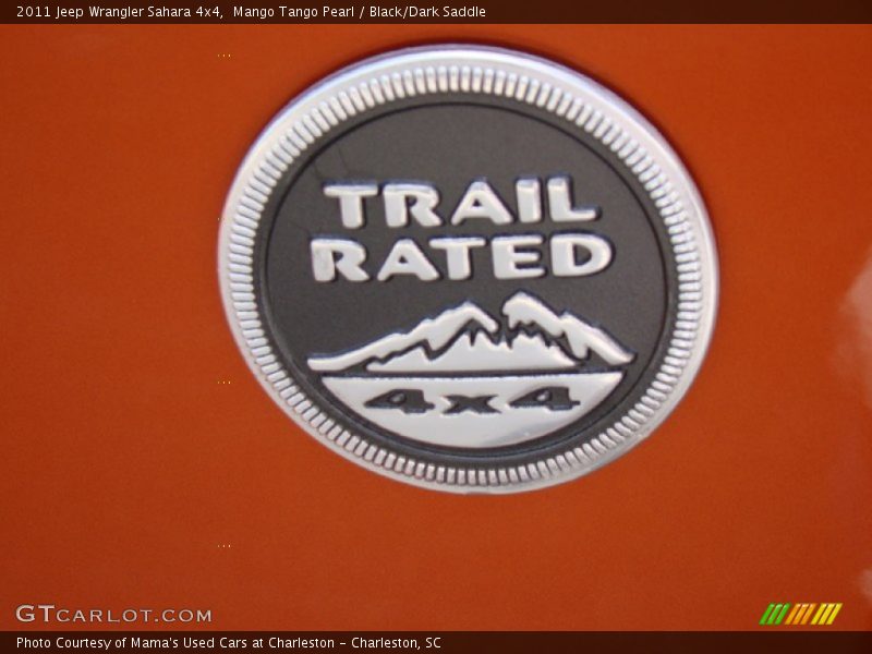 Mango Tango Pearl / Black/Dark Saddle 2011 Jeep Wrangler Sahara 4x4