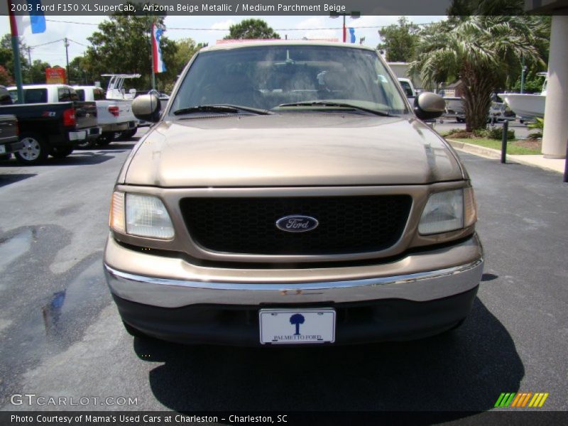 Arizona Beige Metallic / Medium Parchment Beige 2003 Ford F150 XL SuperCab