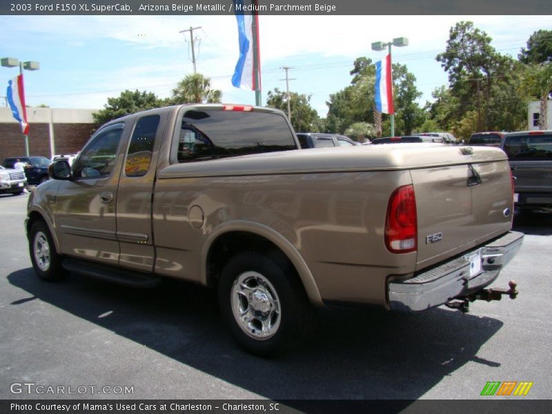 Arizona Beige Metallic / Medium Parchment Beige 2003 Ford F150 XL SuperCab