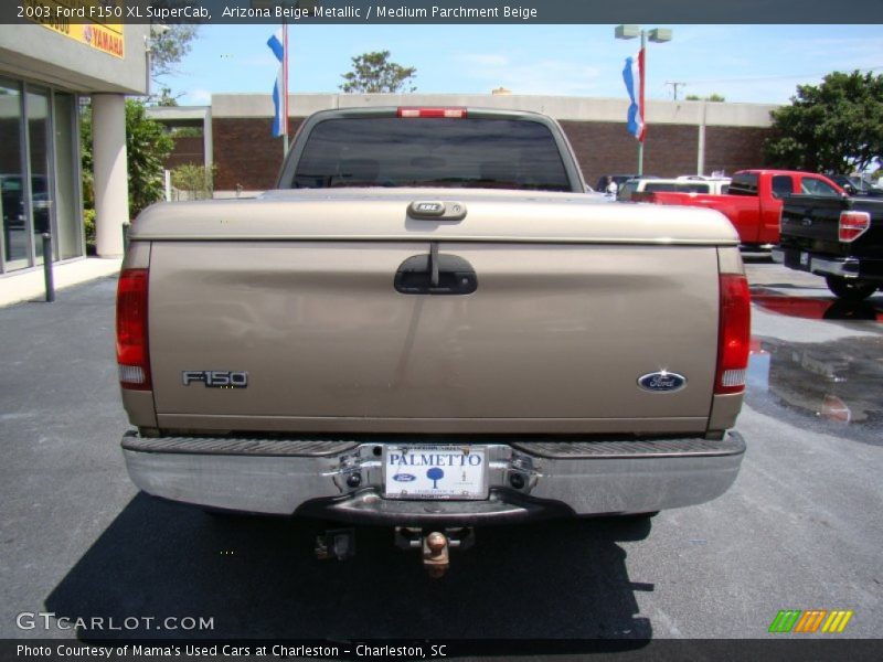 Arizona Beige Metallic / Medium Parchment Beige 2003 Ford F150 XL SuperCab