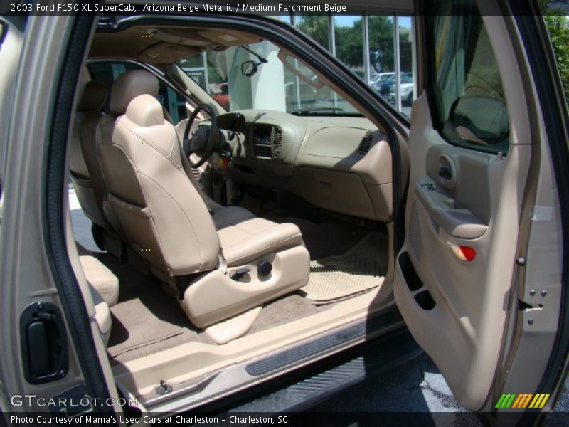 Arizona Beige Metallic / Medium Parchment Beige 2003 Ford F150 XL SuperCab