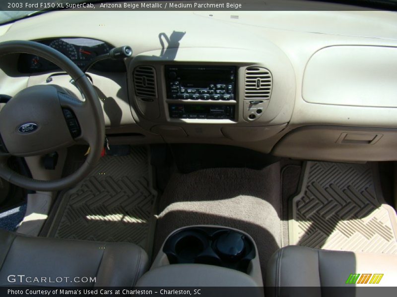 Arizona Beige Metallic / Medium Parchment Beige 2003 Ford F150 XL SuperCab
