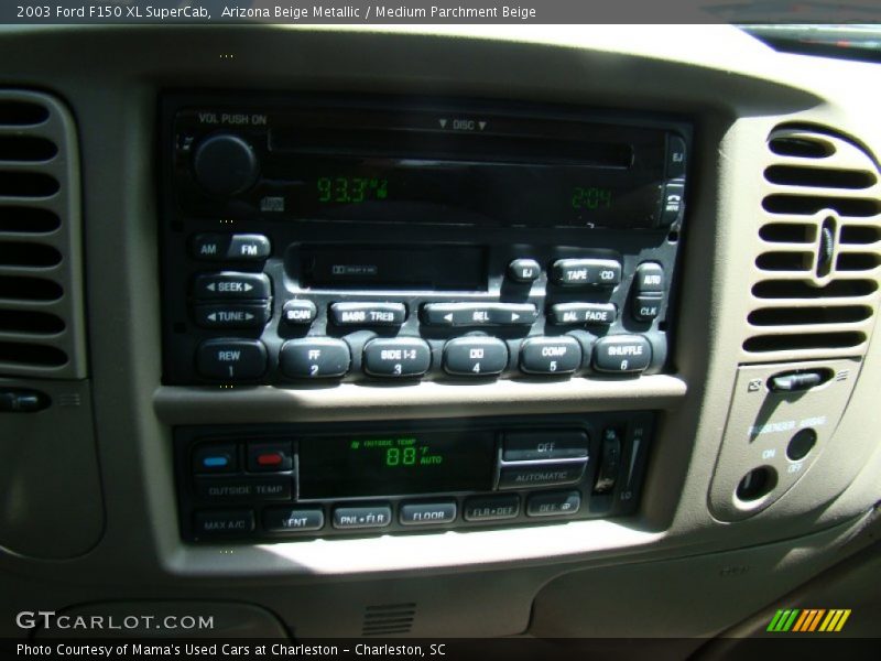Arizona Beige Metallic / Medium Parchment Beige 2003 Ford F150 XL SuperCab