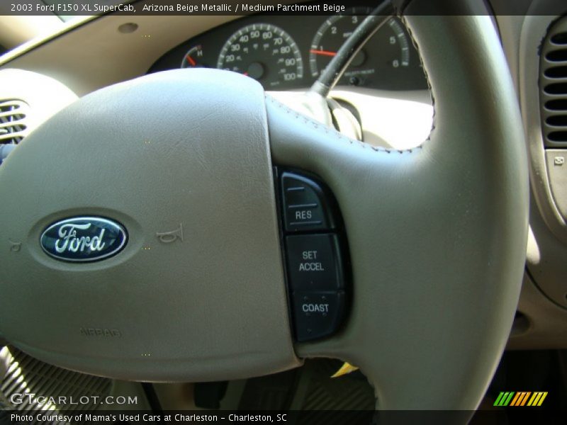Arizona Beige Metallic / Medium Parchment Beige 2003 Ford F150 XL SuperCab