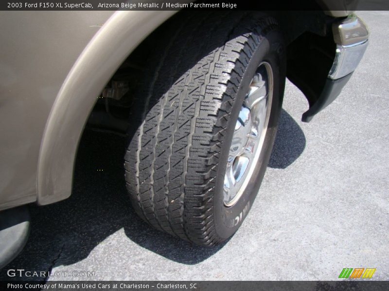 Arizona Beige Metallic / Medium Parchment Beige 2003 Ford F150 XL SuperCab