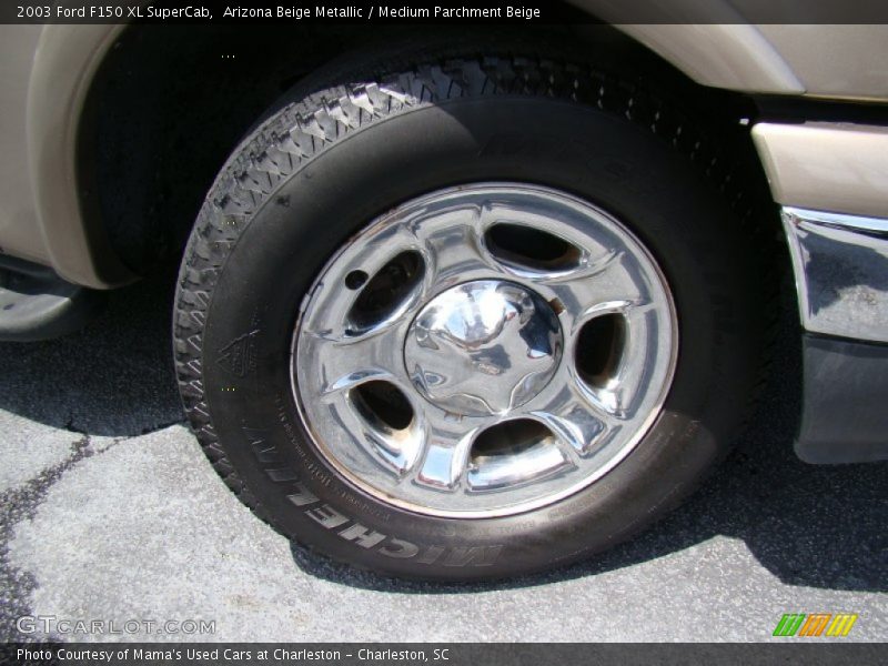 Arizona Beige Metallic / Medium Parchment Beige 2003 Ford F150 XL SuperCab