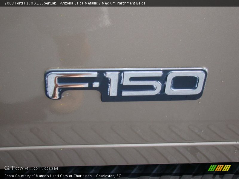 Arizona Beige Metallic / Medium Parchment Beige 2003 Ford F150 XL SuperCab