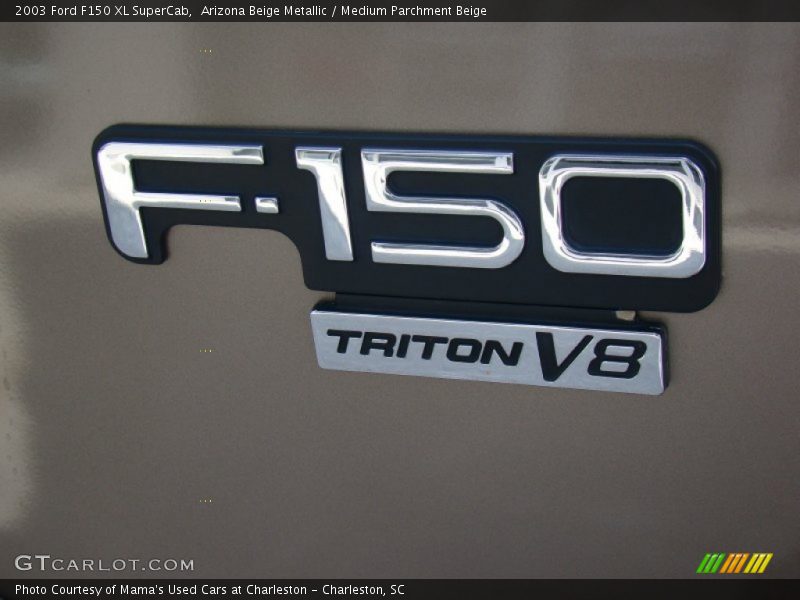 Arizona Beige Metallic / Medium Parchment Beige 2003 Ford F150 XL SuperCab