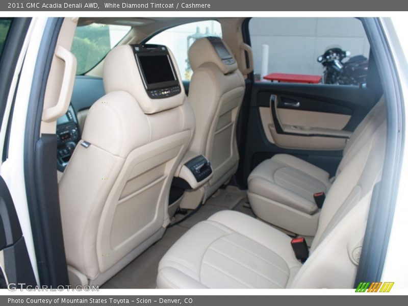 White Diamond Tintcoat / Cashmere 2011 GMC Acadia Denali AWD
