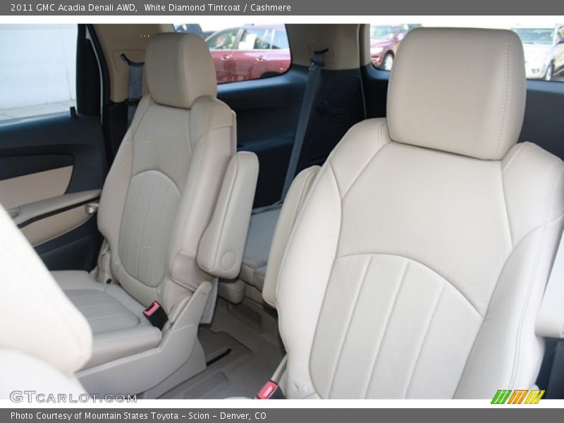 White Diamond Tintcoat / Cashmere 2011 GMC Acadia Denali AWD