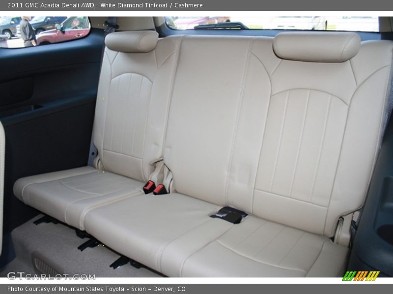 White Diamond Tintcoat / Cashmere 2011 GMC Acadia Denali AWD