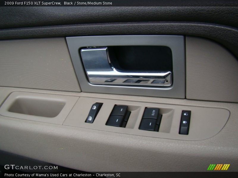 Black / Stone/Medium Stone 2009 Ford F150 XLT SuperCrew
