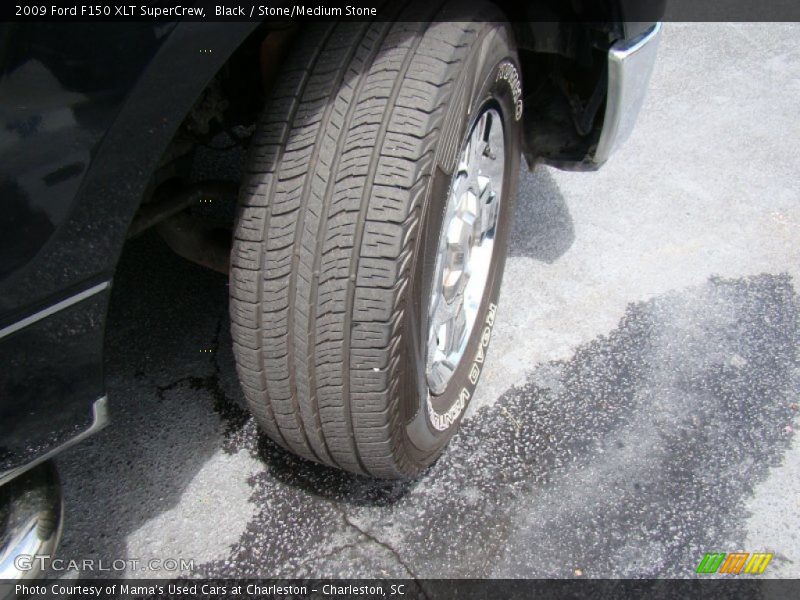 Black / Stone/Medium Stone 2009 Ford F150 XLT SuperCrew