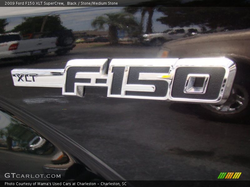 Black / Stone/Medium Stone 2009 Ford F150 XLT SuperCrew