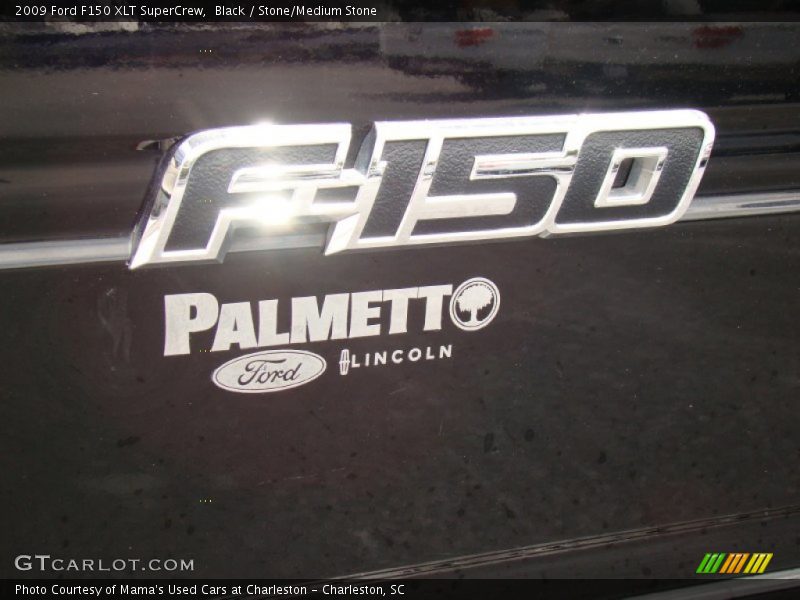 Black / Stone/Medium Stone 2009 Ford F150 XLT SuperCrew