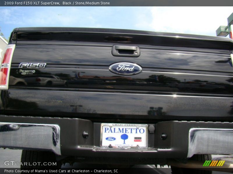 Black / Stone/Medium Stone 2009 Ford F150 XLT SuperCrew