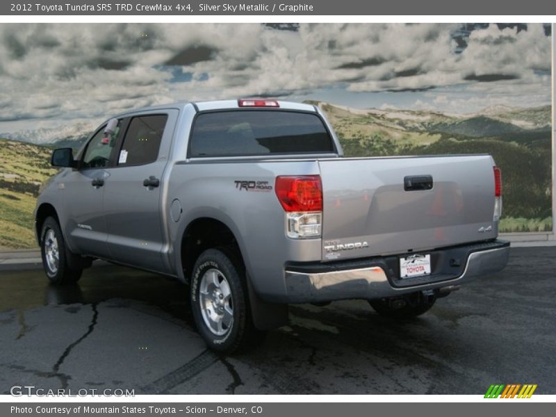 Silver Sky Metallic / Graphite 2012 Toyota Tundra SR5 TRD CrewMax 4x4