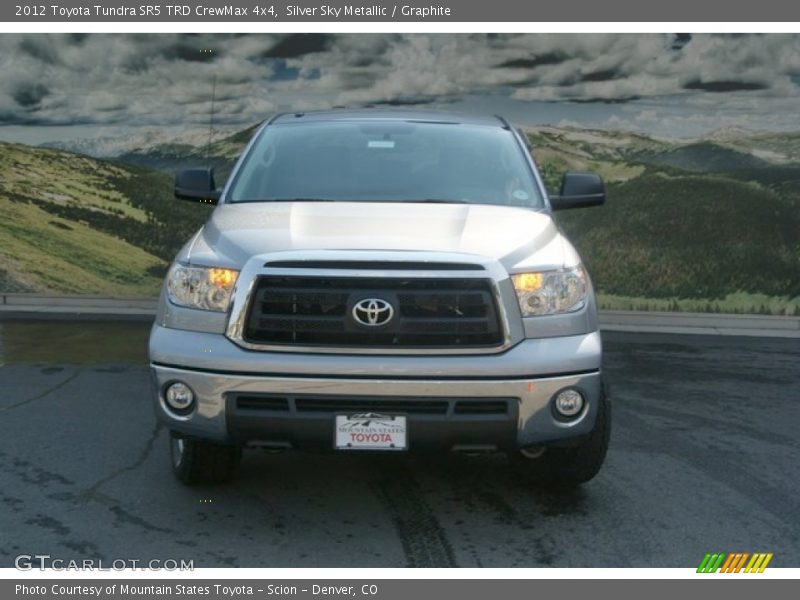 Silver Sky Metallic / Graphite 2012 Toyota Tundra SR5 TRD CrewMax 4x4