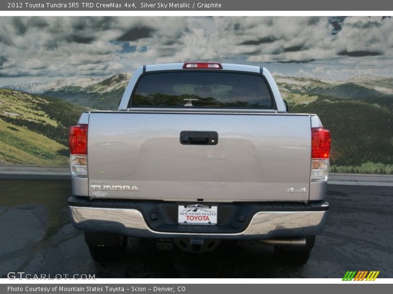Silver Sky Metallic / Graphite 2012 Toyota Tundra SR5 TRD CrewMax 4x4