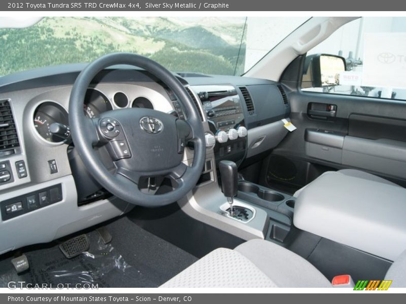 Silver Sky Metallic / Graphite 2012 Toyota Tundra SR5 TRD CrewMax 4x4