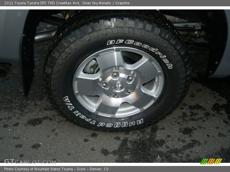 Silver Sky Metallic / Graphite 2012 Toyota Tundra SR5 TRD CrewMax 4x4