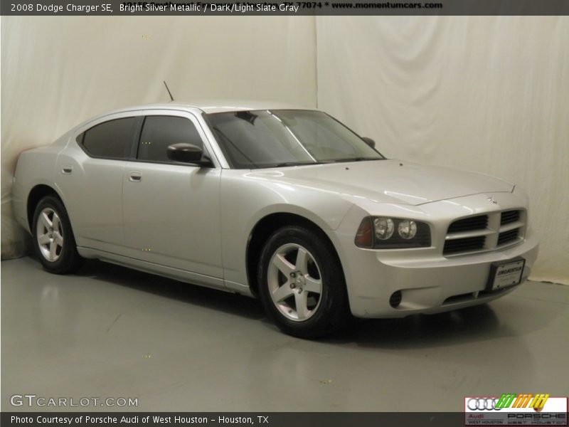 Bright Silver Metallic / Dark/Light Slate Gray 2008 Dodge Charger SE