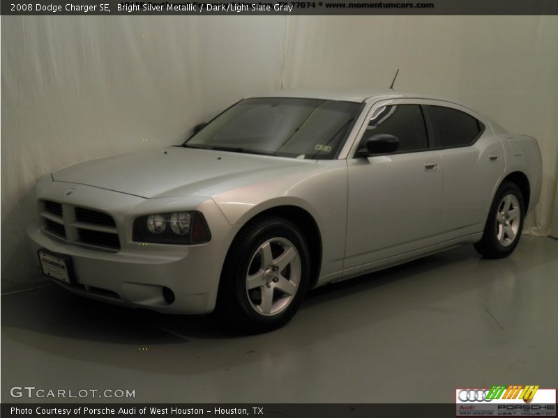 Bright Silver Metallic / Dark/Light Slate Gray 2008 Dodge Charger SE