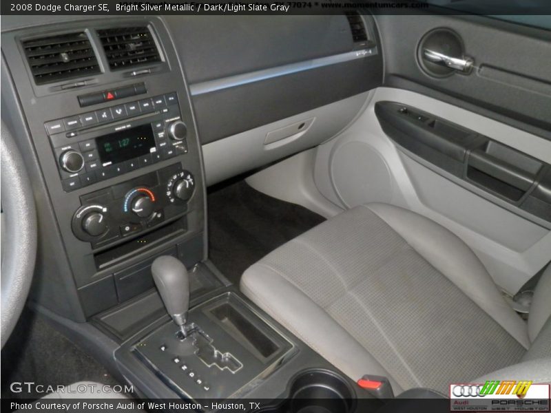 Bright Silver Metallic / Dark/Light Slate Gray 2008 Dodge Charger SE