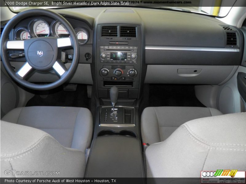 Bright Silver Metallic / Dark/Light Slate Gray 2008 Dodge Charger SE