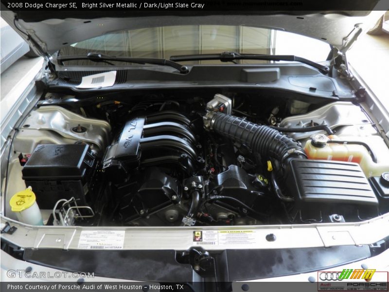 Bright Silver Metallic / Dark/Light Slate Gray 2008 Dodge Charger SE
