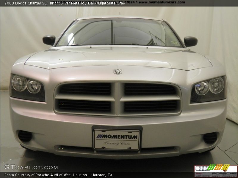 Bright Silver Metallic / Dark/Light Slate Gray 2008 Dodge Charger SE