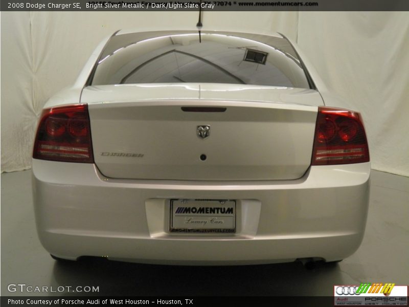 Bright Silver Metallic / Dark/Light Slate Gray 2008 Dodge Charger SE