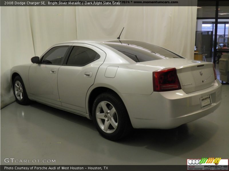 Bright Silver Metallic / Dark/Light Slate Gray 2008 Dodge Charger SE