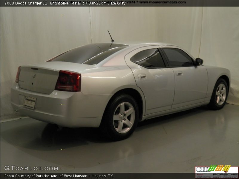 Bright Silver Metallic / Dark/Light Slate Gray 2008 Dodge Charger SE