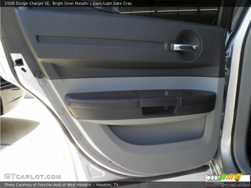 Bright Silver Metallic / Dark/Light Slate Gray 2008 Dodge Charger SE